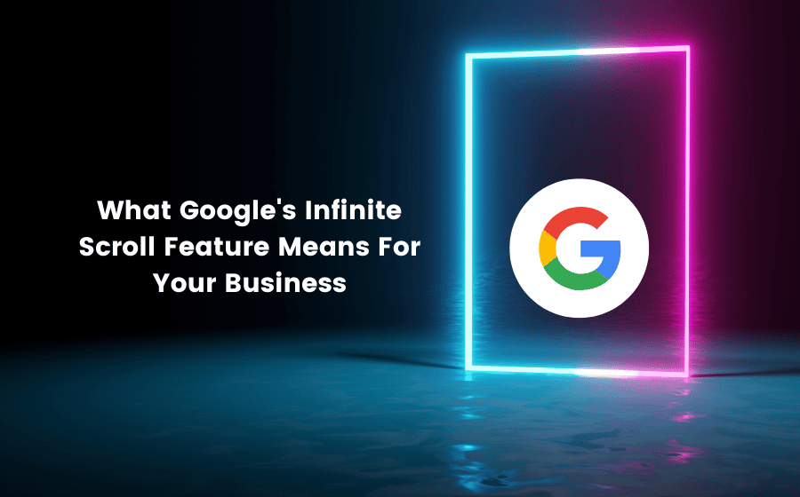 google infinite scroll feature